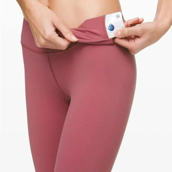 Lululemon sz 4  Wunder Under High-Rise Tight 25" *Full-On Luon Moss Rose VGUC - Picture 1 of 11